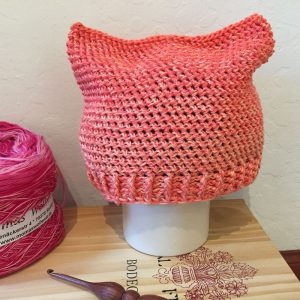 Pussyhat – Coral ombré