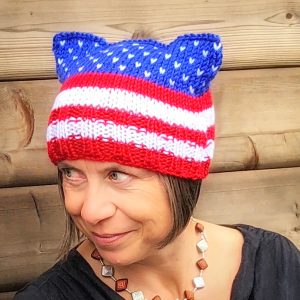Patriotic Pussy Hat – made to order