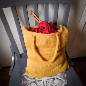 Knit market bag