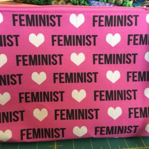 Feminist clutch purse