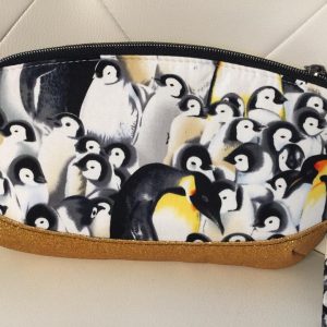 Penguin clutch purse