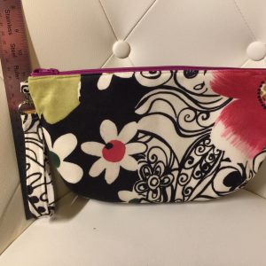Floral clutch purse