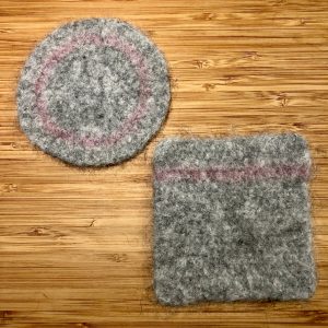 Elegant, Lightweight Felted Coasters
