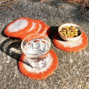 Round Felted Coasters